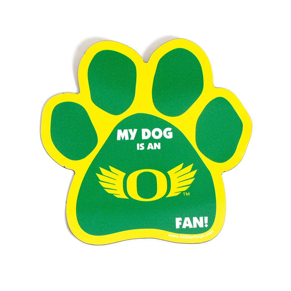 Classic Oregon O, All Star Dogs, Green, Magnets, Home & Auto, 606533